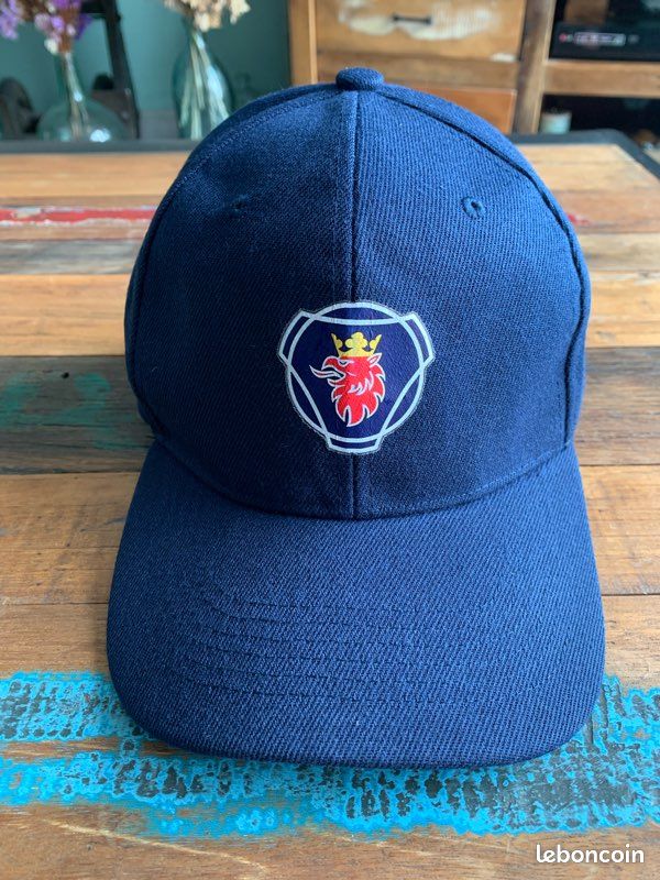 CASQUETTE BASEBALL SCANIA CAMION GRIS COTON - NEUVE UNISEX TAILLE RÉGLABLE