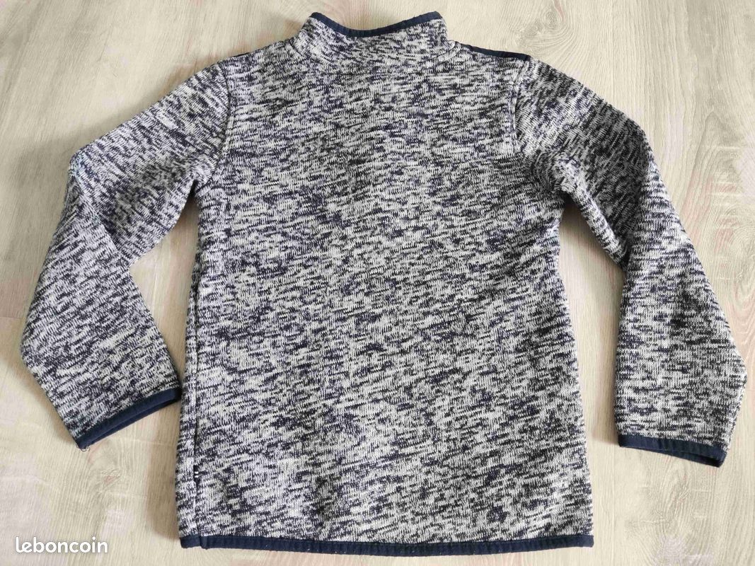 Veste polaire homme CEWELT bleu-Vent du cap