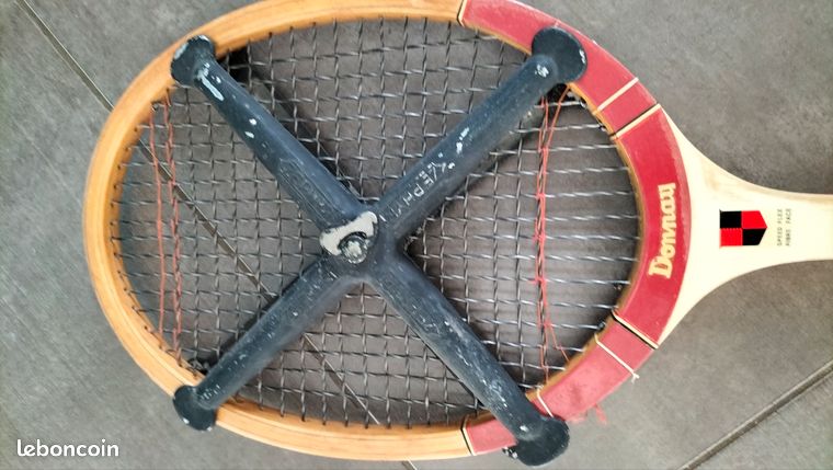 Raquette De Tennis Vintage Donnay Topspin - Bois - Adulte - Occasion