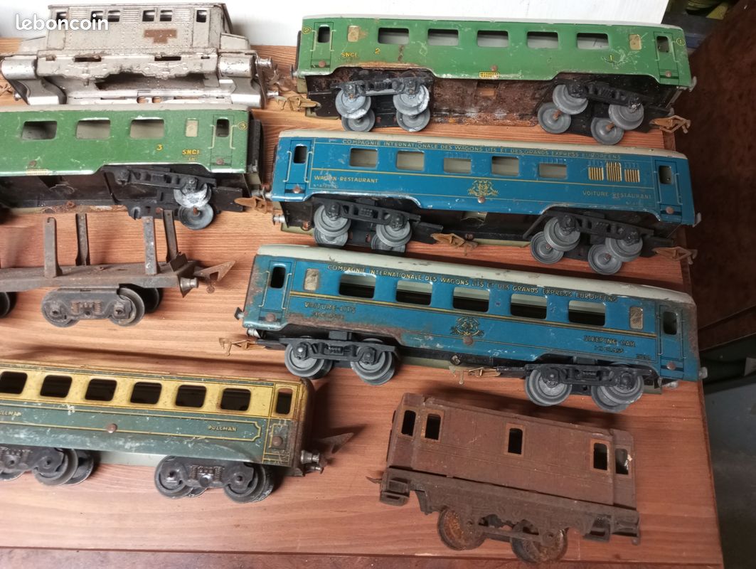 GROS LOT DE Trains Echelle O Hornby, Jep D'occasion Vintage EUR 70,00