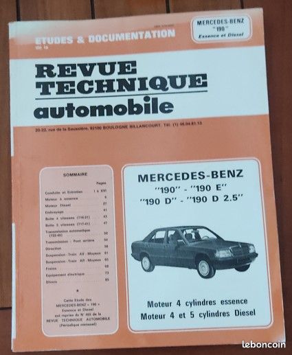 Revue technique Mercedes (image 1)