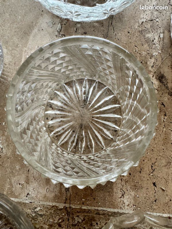 Lot 7 coupelles vintage en verre (image 5)