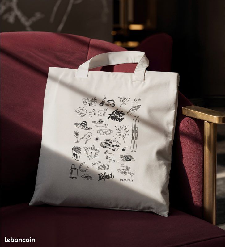 Tote bag personnalisé Accessoires Bagagerie