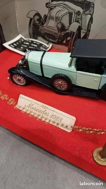 Verem 1/43 – Mercedes Torpedo Rouge (réf.302.17) – Miniature Diecast D’occasion