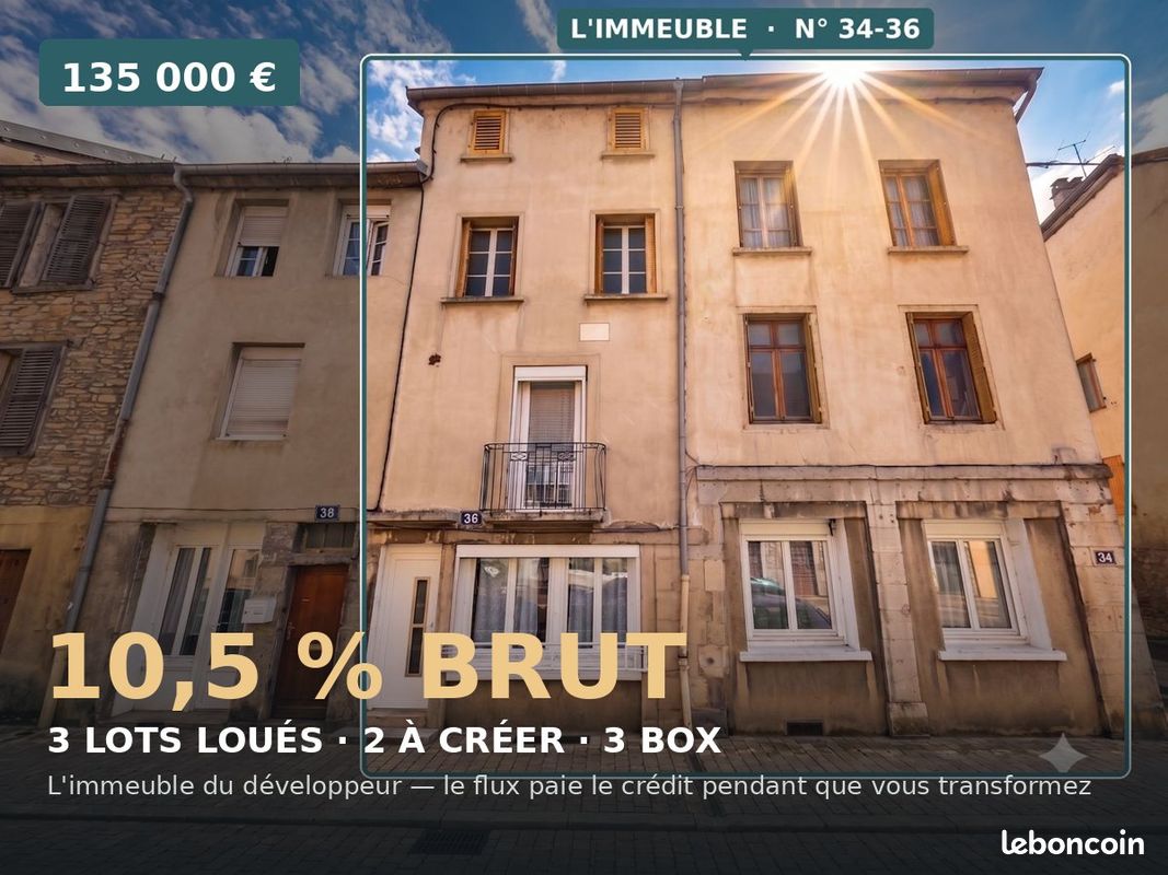 Immeuble 6 pièces 128 m² · à Salins-les-Bains · 128 m² · 135 000 €