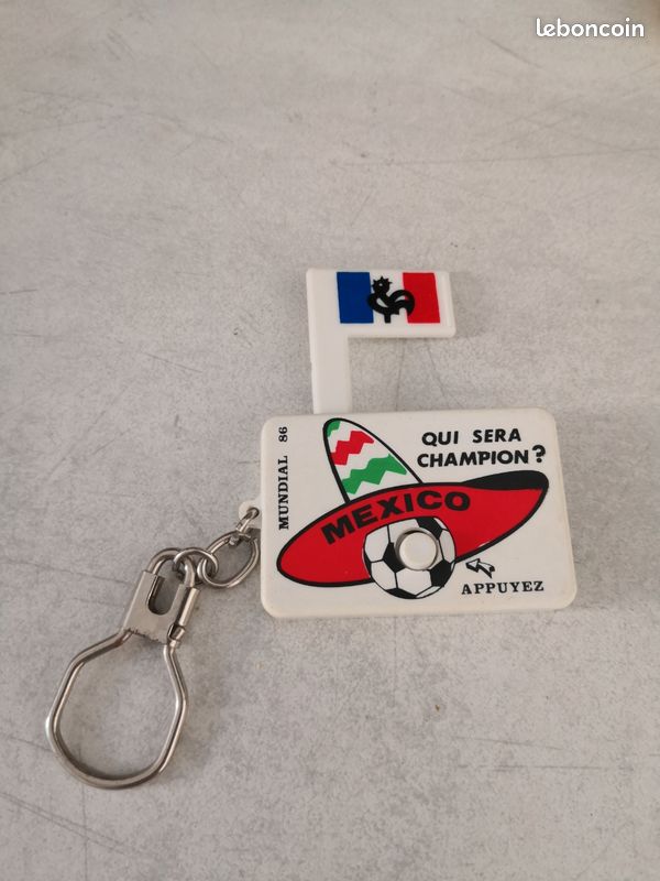 Porte-clés Patch Brodé Drapeau Mexique - Neuf Avec étiquette - Fabriqué En France
