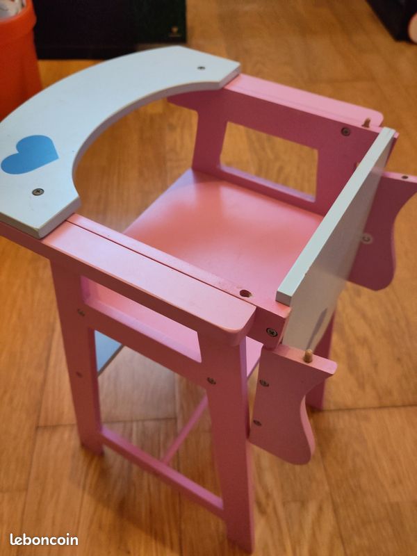 Jouet Chaise haute en bois (image 2)