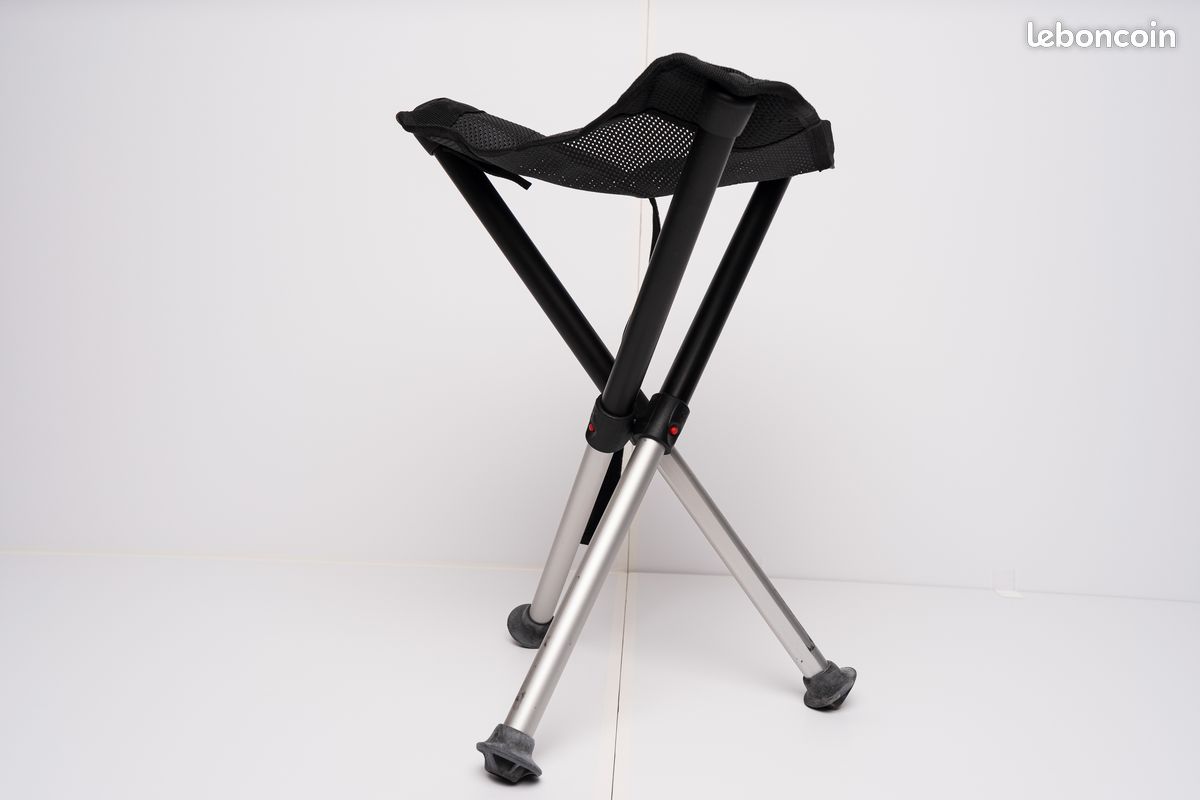 Tabouret Pliant Walkstool Basic – Hauteur 50 Cm, Alu, 150 Kg, Fabriqué En Suède, Compact