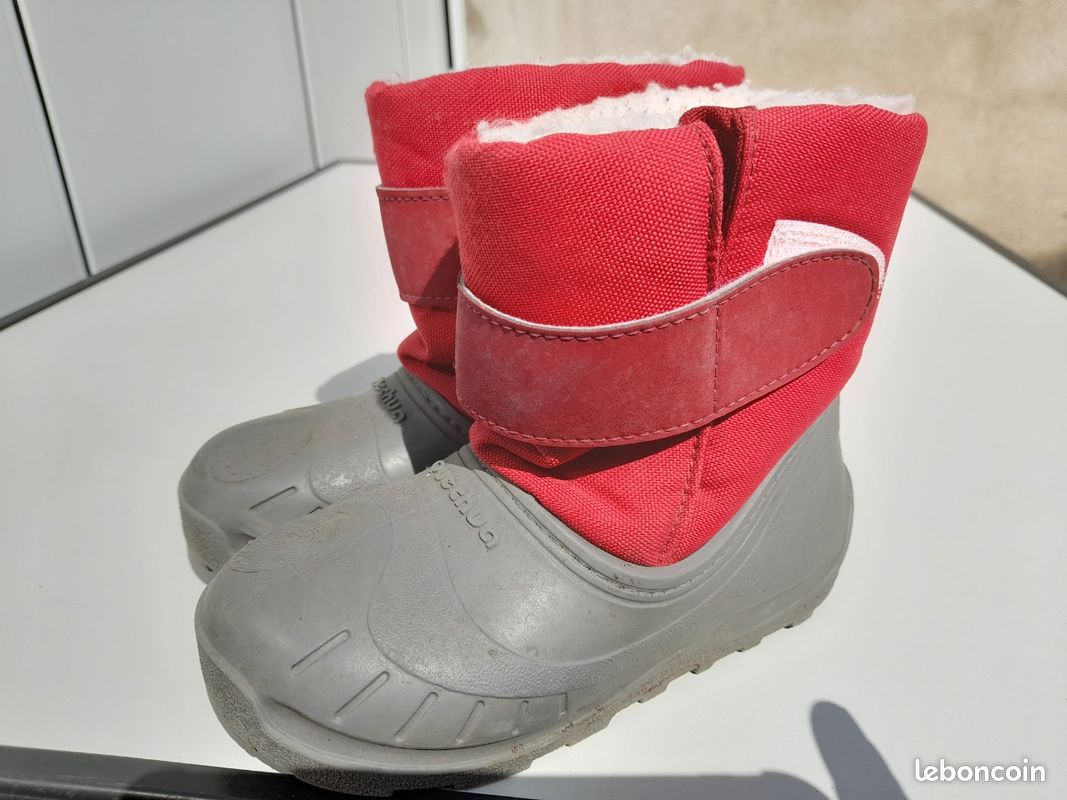 Chaussures enfant chaudes Decathlon taille 26/27 (image 1)