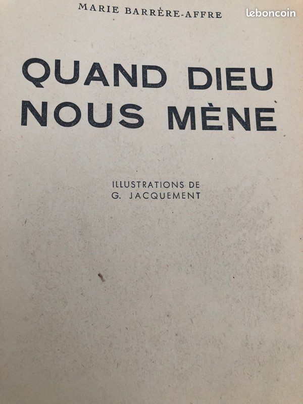 Roman « quand Dieu nous meme Bonne presse Paris « (image 4)