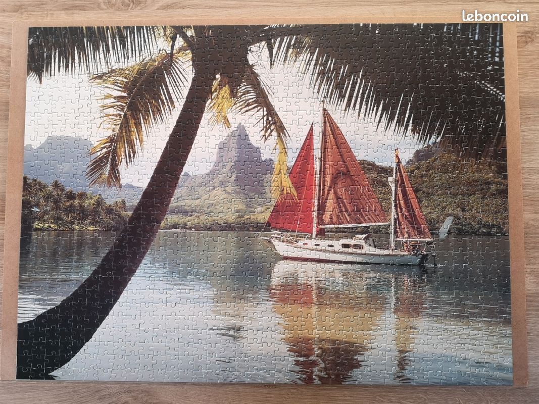 Puzzle 1000 pièces nathan voilier (image 2)