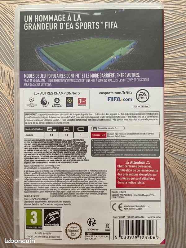 Jeux switch fifa 21 (image 2)