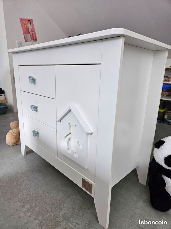 Commode scandinave en bouleau des années 1950 | Selency
