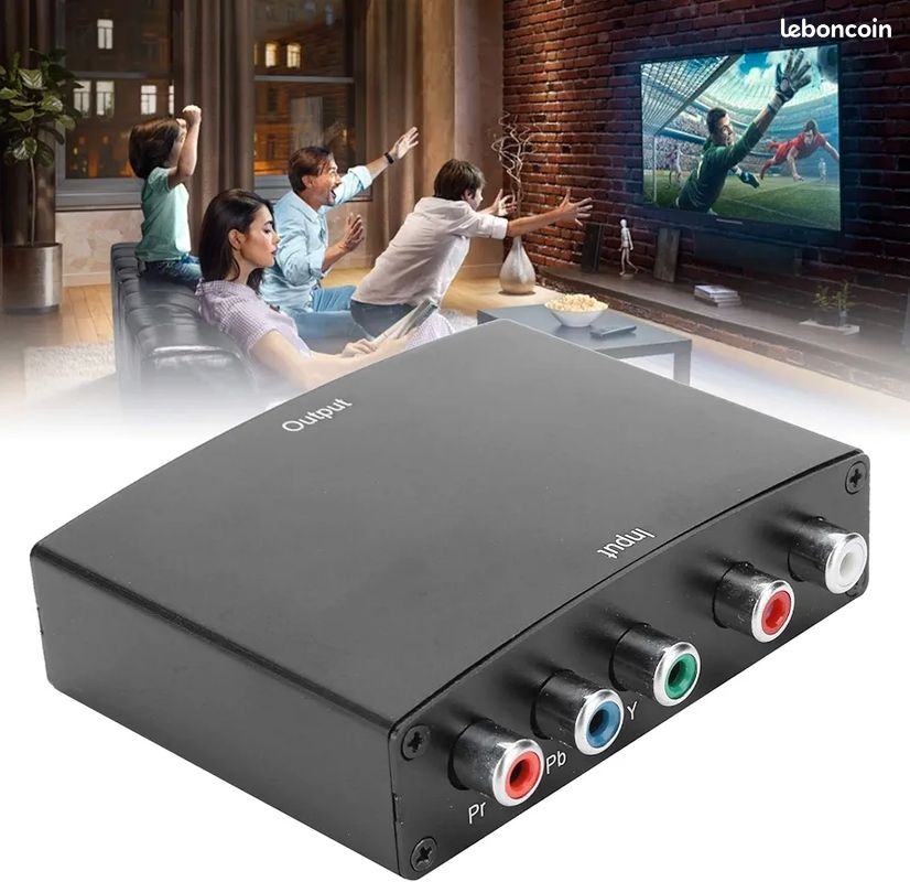 Convertisseur HDMI vers S-Vidéo-RCA 2 en 1, adaptateur Svideo HDMI