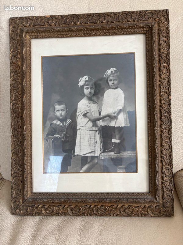 Cadre Photo Ancien Style Vintage – Fabriqué à La Main