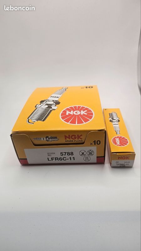 Bougie D'allumage NGK LFR6C-11, Par Boîte - Pièce Auto