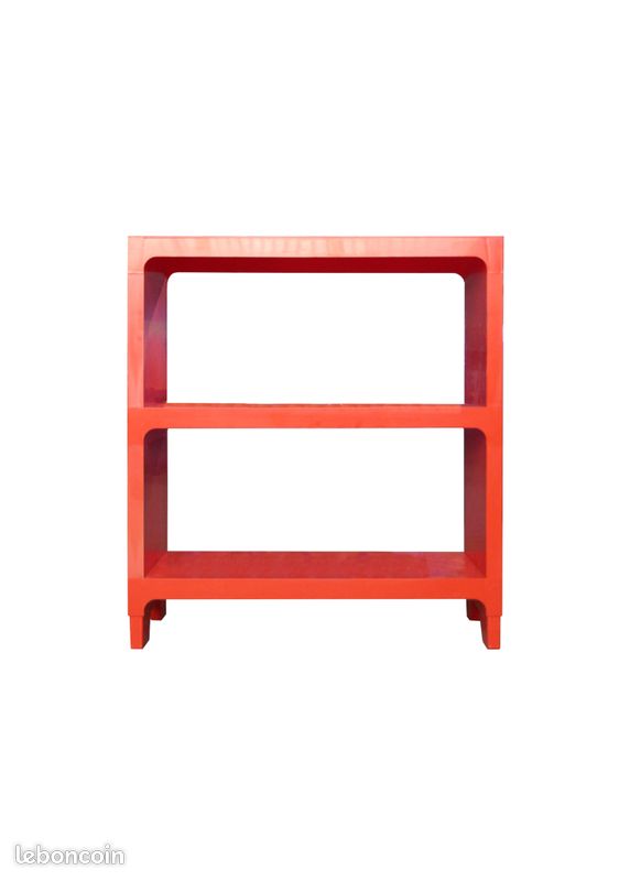 4 x Meuble modulable étagères plastique vintage, années 70 (image 1)