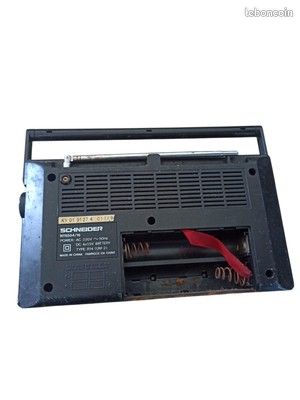 Poste radio vintage Schneider NT6504 - Non testé, état authentique (image 2)
