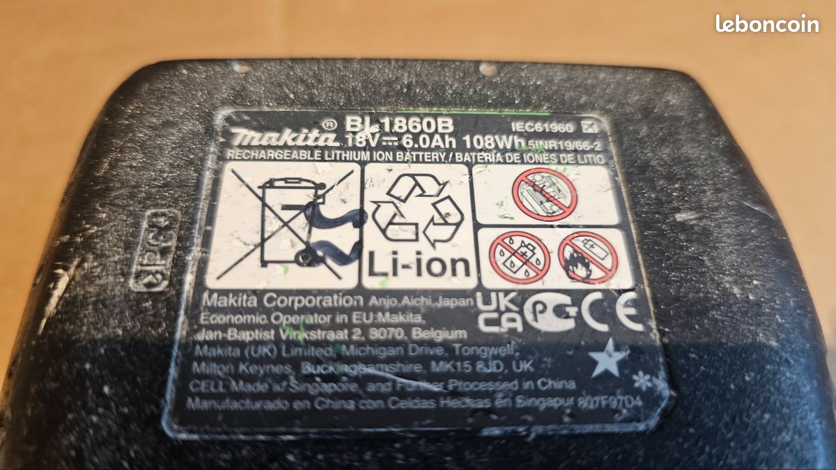 Makita 6ah 18v lxt n°25 (image 4)