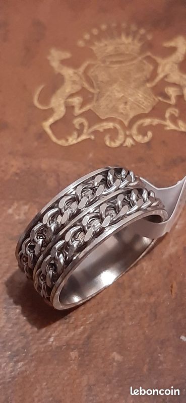 Bague à double chaîne antistress (image 6)