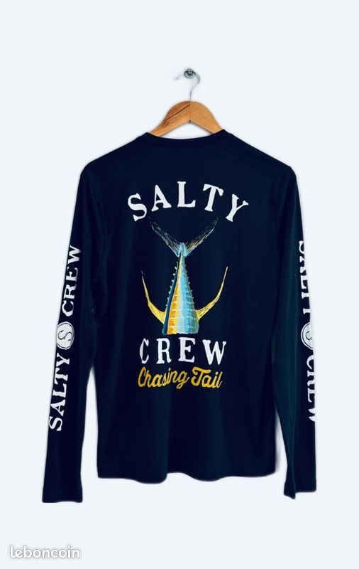 Chemise Homme Salty Crew Seafarer Tech Woven Light Grey - Breizh Rider