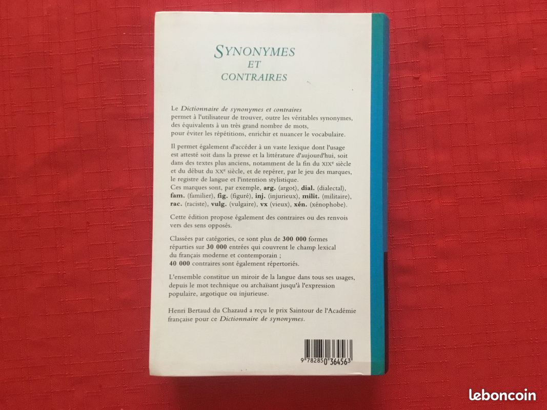 Dictionnaire de Synonymes (image 2)
