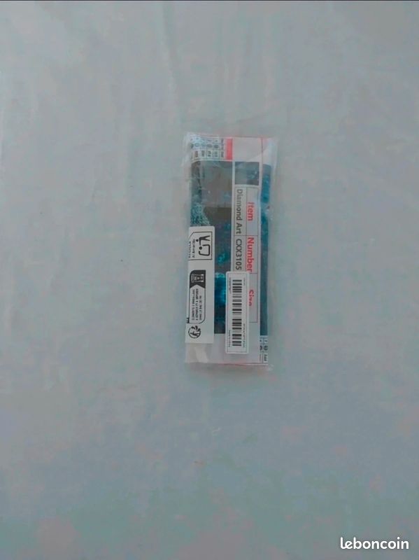 Peinture diamant neuve tigre blanc (image 3)