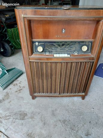 Tourne-Disque Vintage Philips En Bakélite - Collection - Fonctionnel