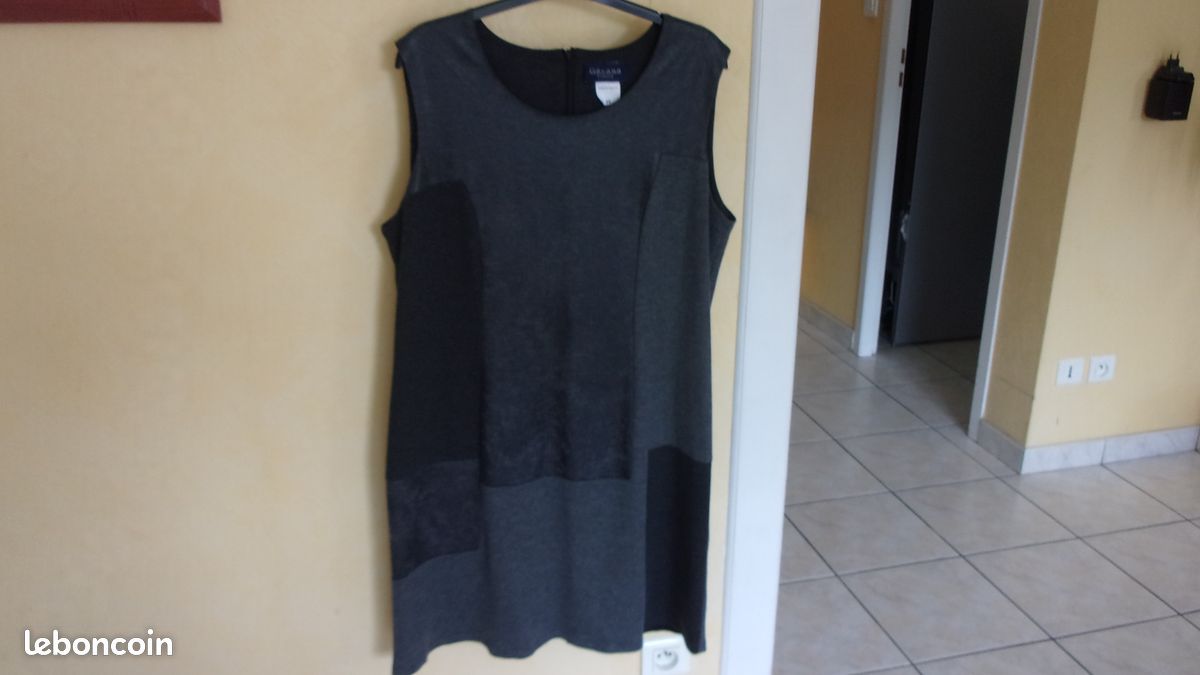 Robe droite anthracite 44 (image 1)