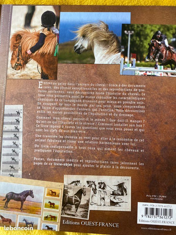 Livre connaître le cheval et aimer l’équitation édition. Ouest France (image 2)