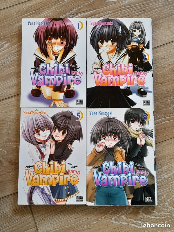 Manga Chibi Vampire : Tomes 1, 2, 5 et 6 Neufs (image 1)