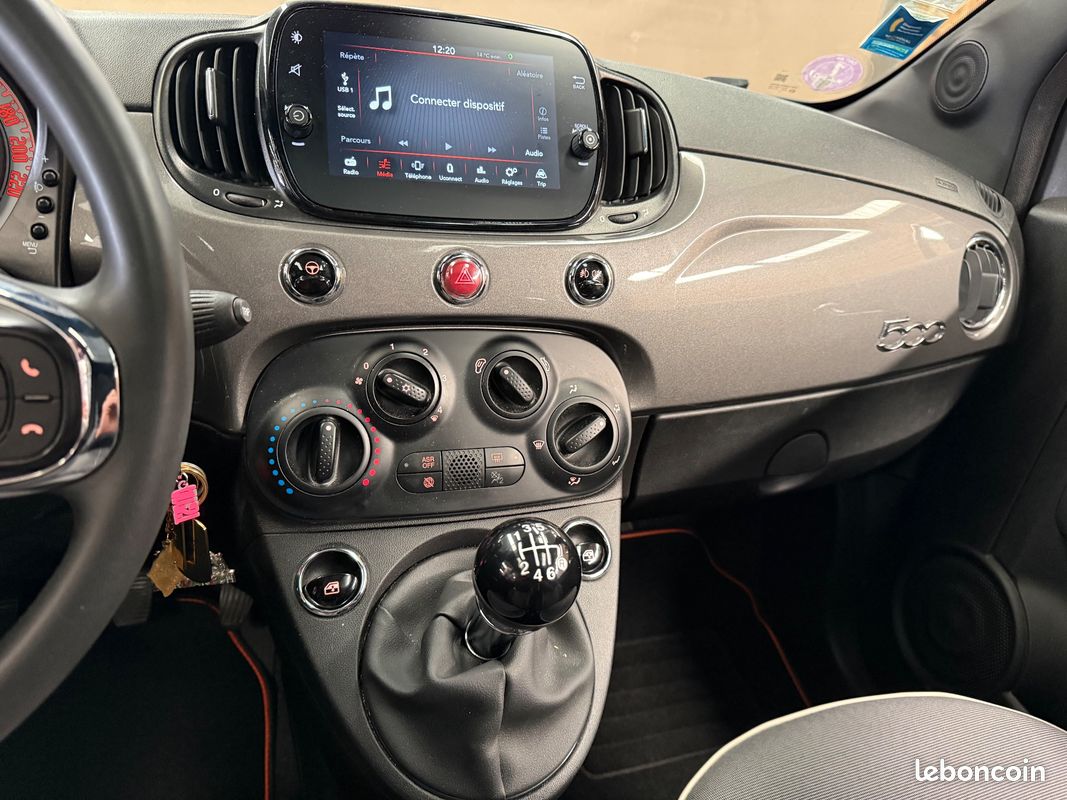 Fiat 500 1.0 70ch bsg mhev hybrid club toit panoramique (image 26)