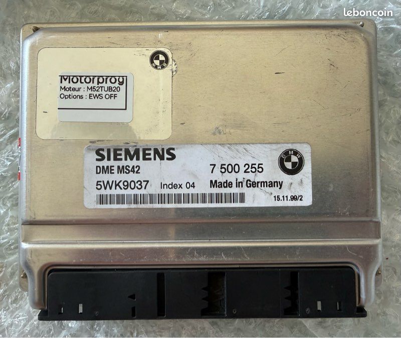 Calculateur MS42 BMW e46 (image 1)