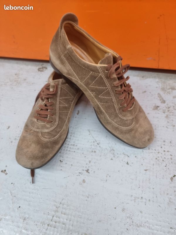 Chaussures à lacets J.M.Weston daim (image 8)