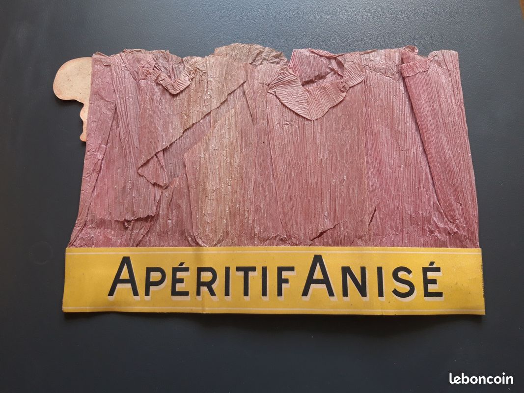 Chapeau papier publicitaire du tour de France. ANIS GRAS Années 1960