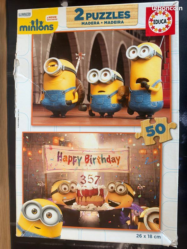 Puzzle Minions 2x50pcs (image 1)