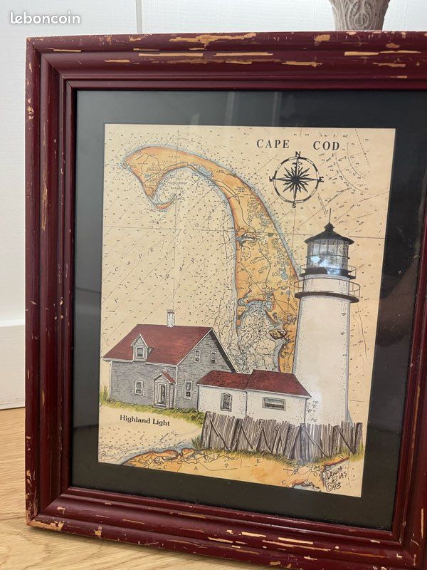Cadre et photo d’un phare (image 1)