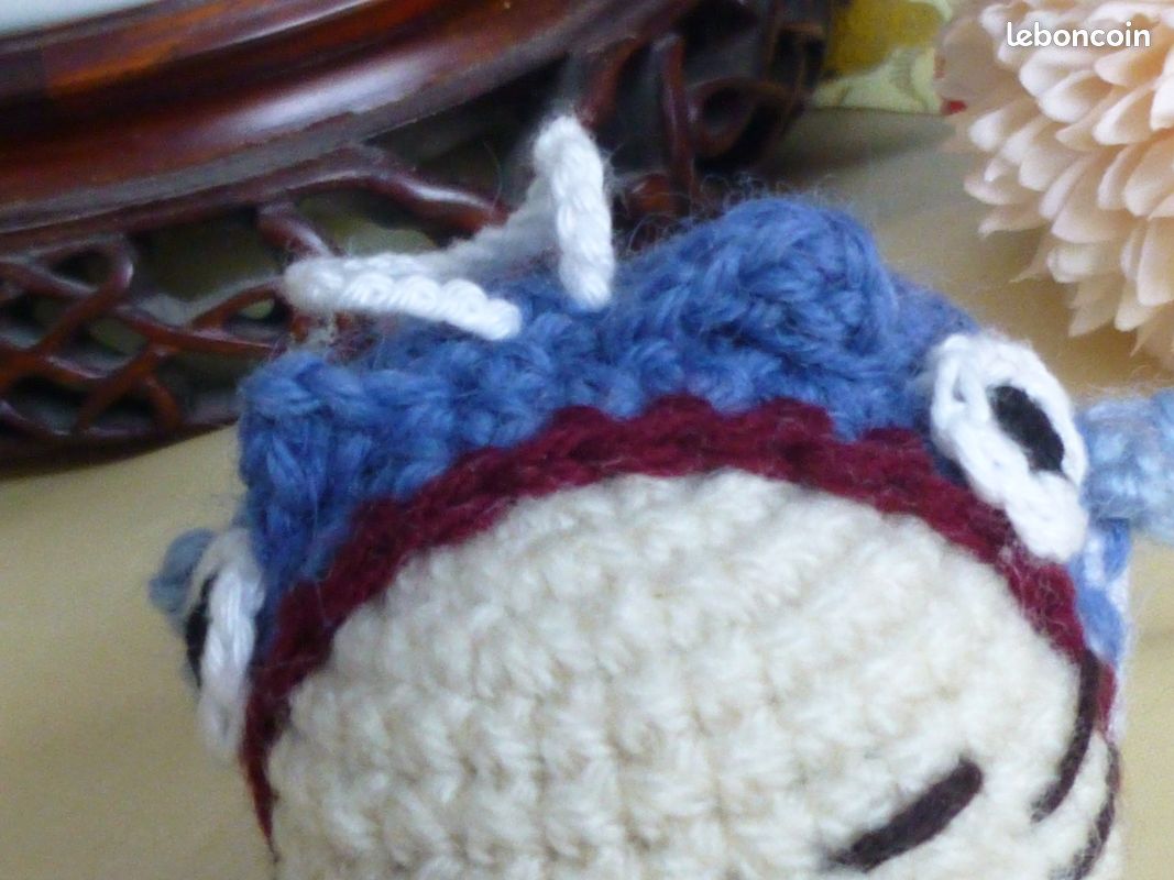 Peluche kawaii amigurumi CatFish Accessoires Bagagerie