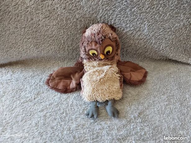 Doudou marionnette Chouette Hibou marron IKEA disponible 20