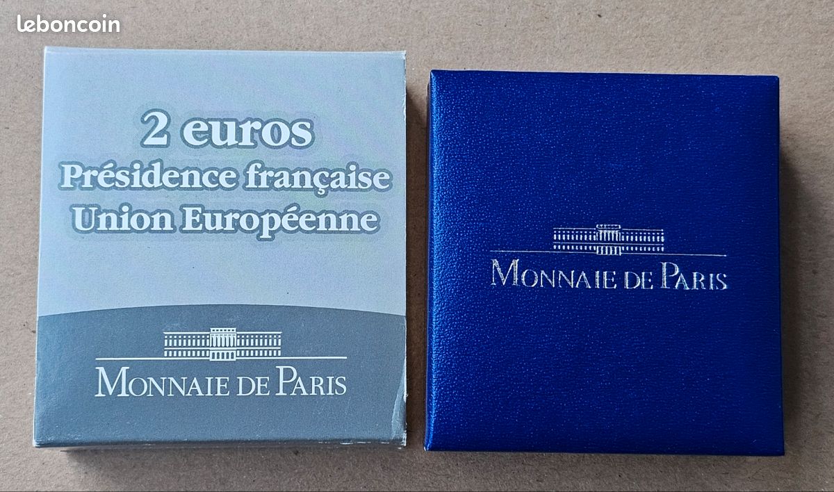 Coffret BE 2 euro commémorative France 2008 Présidence UE (image 1)