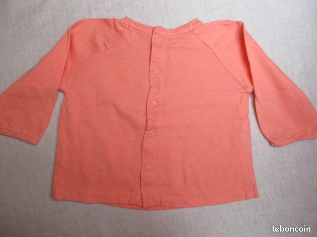 T-shirt orange, 6 mois (image 3)