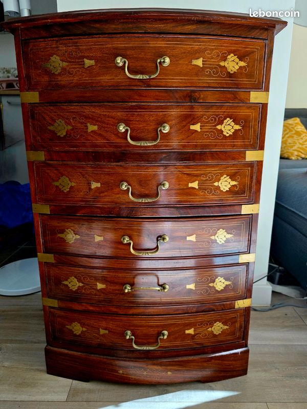 Chiffonnier en bois style indien (image 5)