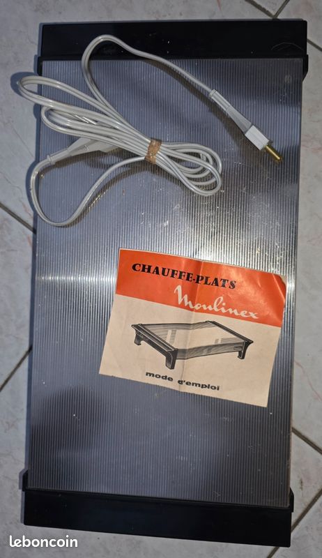 Chauffe plat électrique Vintage Moulinex