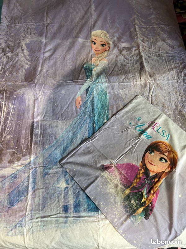 Parure de Lit Reine des Neiges Disney 1 Personne (image 1)