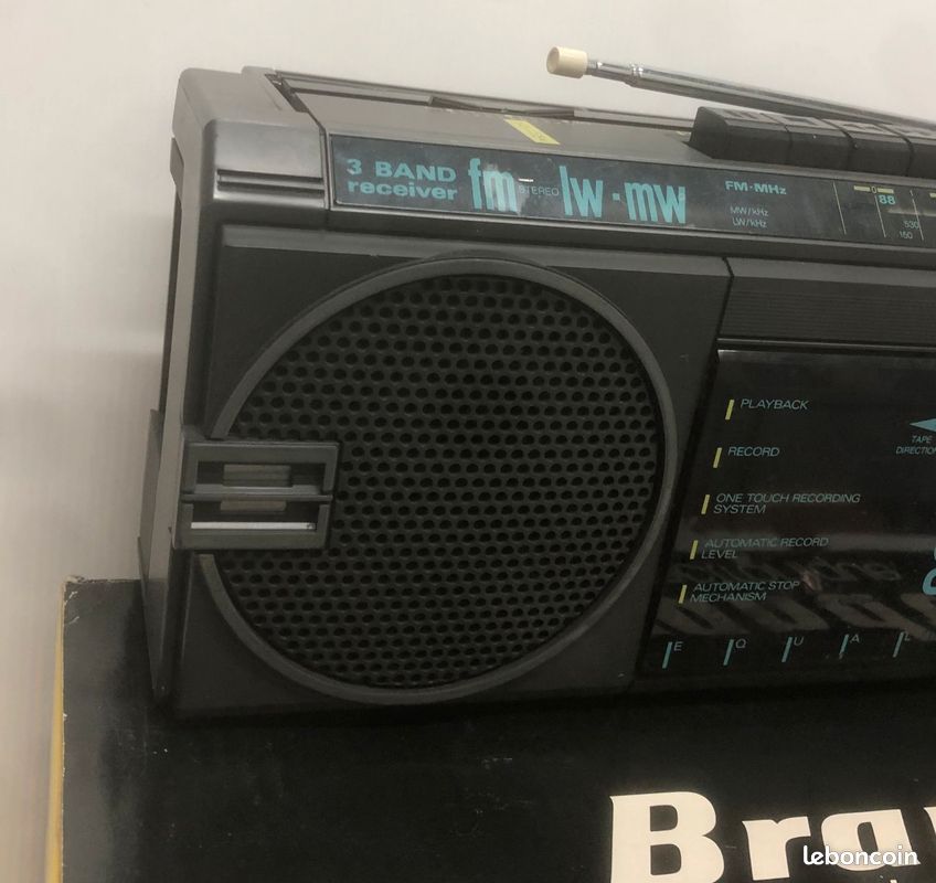 Magnétophone à cassettes M210 BRANDT électronique & Piles 5W Vintage • EUR 29,50