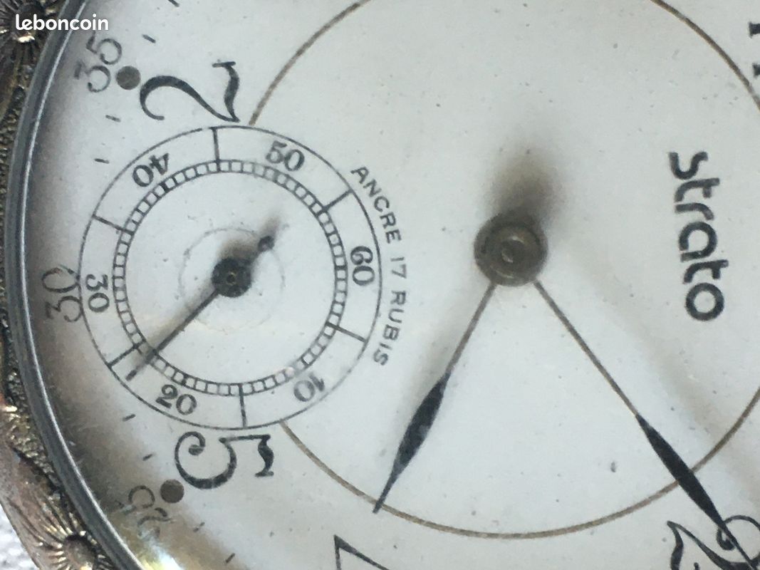 Montre ancienne Strato Ancre 17 rubis à Restaurer (image 4)