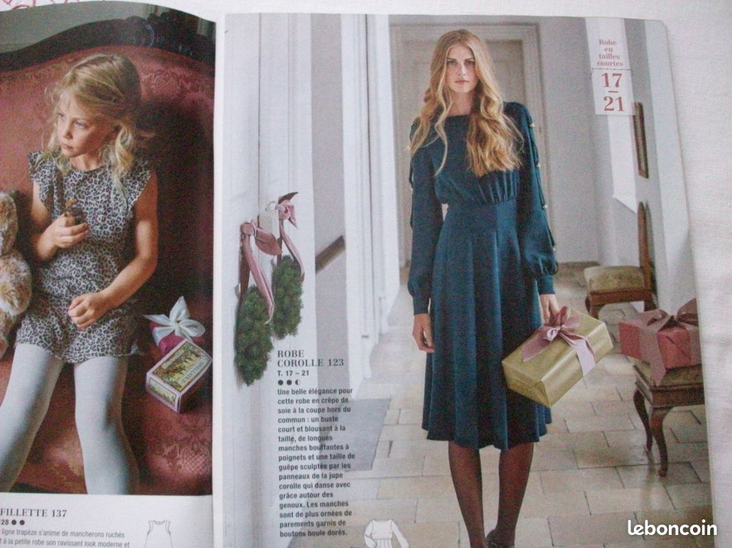 Magazine Burda style patrons tailles: 34/42 et 44/52 déc 2015 (image 4)