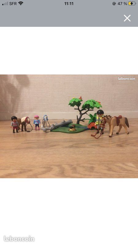 Playmobils cavaliers (image 1)