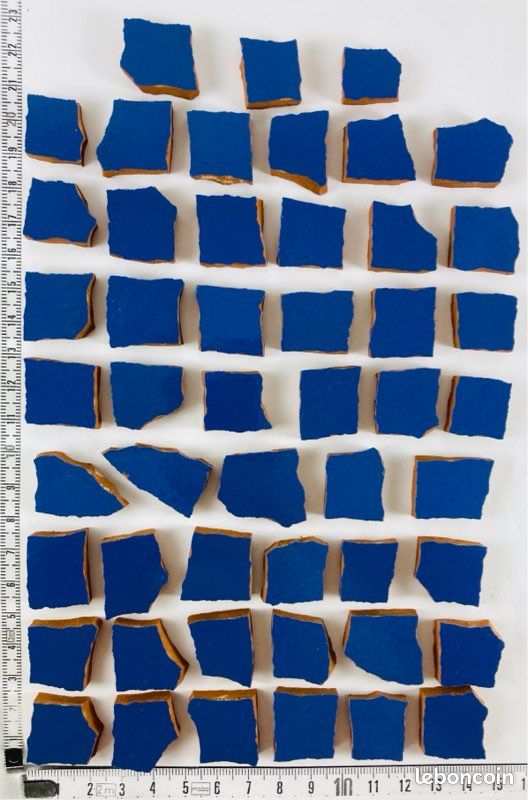 Mosaïque Céramique Baguettes Rétro Couleur Pétrole Brillant – Pour Intérieur/extérieur, Lot