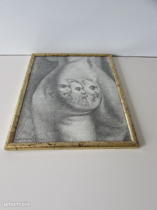 Rinat Animaev (1955) / Tatouage Philosophique / Dessin à L'Encre / 27 x 22 cm (image 5)